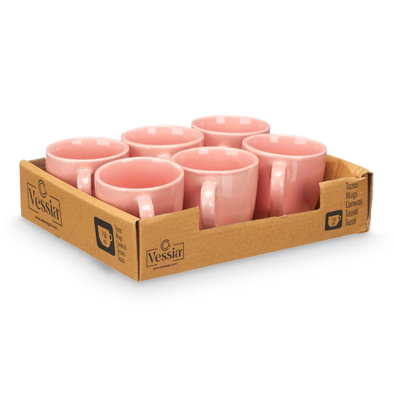 TAZZA CAFFE ROSA CHIARO 150ML