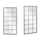 BLACK WINDOW MIRROR 180X90CM