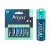 PILE ALCALINE ARGON LR6 AA 6 PACK