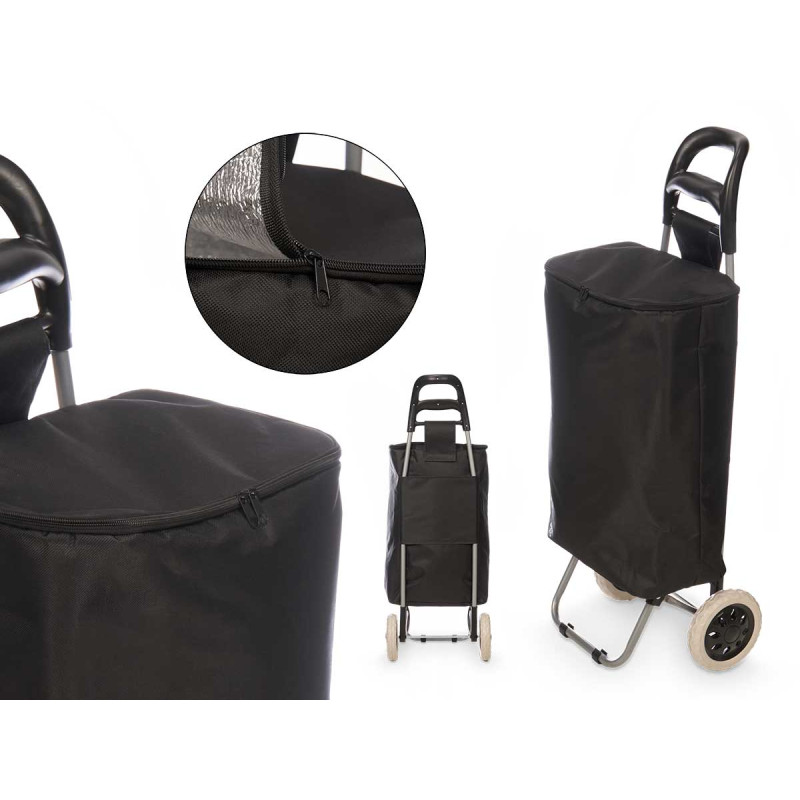 CARRINHO PARA COMPRAS TERMICO 32L PRETO