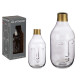 CRYSTAL VASE FACE ANTHRACITE