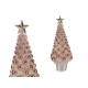ALBERO DI NATALE CANGIANTE GRANDI SFERE ROSA