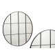 ROUND WALL MIRROR 100CM BLACK