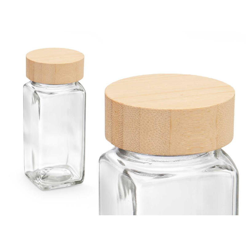 SPICE RACK BAMBOO LID