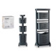 ANTHRACITE PLST CLOTHES ORGANIZER 3 HEIGHTS WHEELS