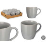 TAZZA CAFFE CON LATTE GRIGIO 210 ML