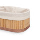 SET 3 ORGANIZZATORI BAMBU BIANCO 2 DIMENSIONI 