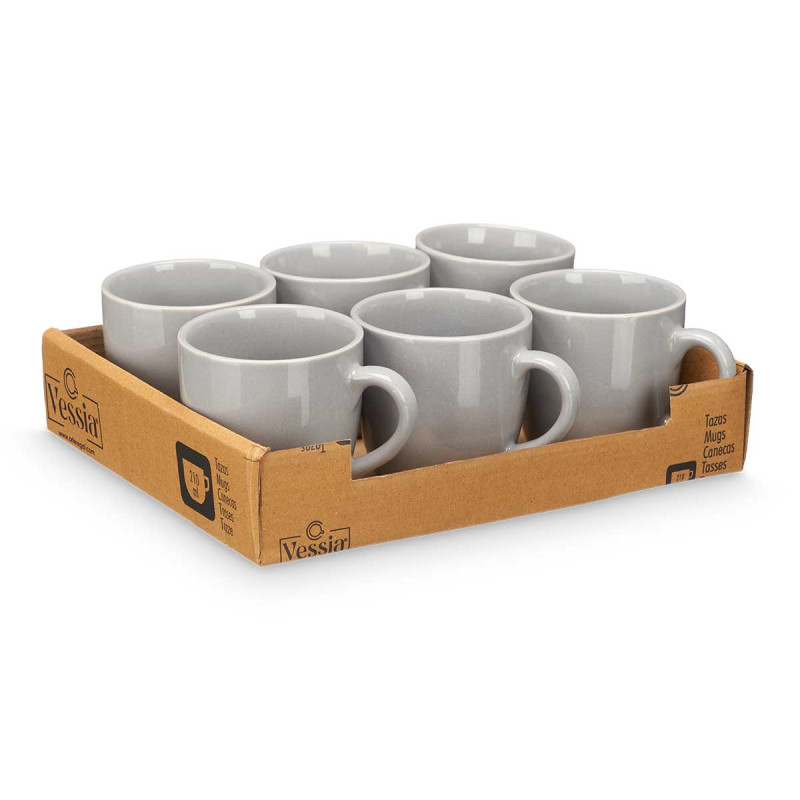 MILK COFFEE CUP GERY 210 ML