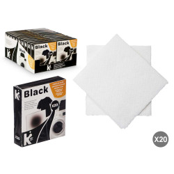 CONJ 20 TOALHITAS PROTEÇAO COR ROUPA PRETA