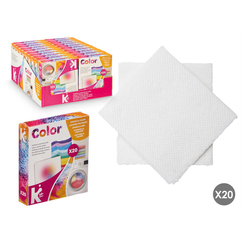 SET 20 TOALLITAS ATRAPACOLOR