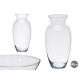 VASE EN VERRE GOULOT LARGE 40CM 