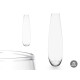 VASE EN VERRE BASE CONVEXE 70CM