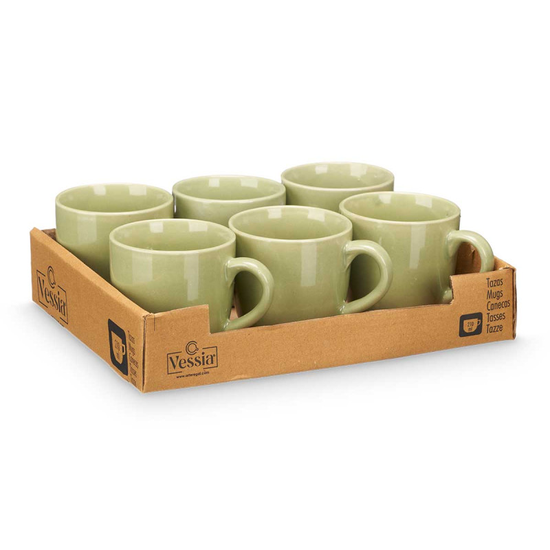 TAZZA CAFFE CON LATTE VERDE MENTA 210 ML