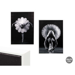 QUADRO TELA CORNICE BALLETTO ASS 2 50X70
