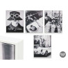 WHITE CANVA FRAME CITY ASSORTED 4 40X50