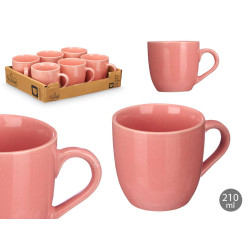 TAZZA CAFFE CON LATTE ROSA CHIARO 210 ML