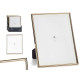 CADRE ACIER DORE 20X25CM
