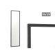 MIROIR CADRE NOIR 30X120M
