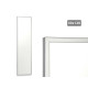 MIROIR CADRE ARGENT 32X122CM