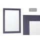 MIROIR CADRE BLEU 60X80CM
