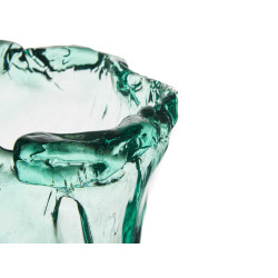 VASE VERRE MOUCHOIR 20CM