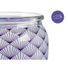 CANDLE WITH GLASS VASE CRAMBERRY CUP CAK