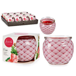 VELA PERFUMADA TARRO CRISTAL FRESA