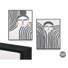 BLACK CANVA FRAME WOMAN STRIPE ASSORTED 2