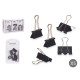 SET 5 PINZAS CLIP NEGRO MED