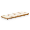 TABULEIRO RECTANGULAR 4 ESPAÇ MADEIRA DE MANGO BR