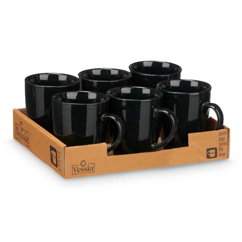 MUG JAR BLACK 330 ML