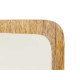 RECTANGUAR TRAY WOOD HANDLE 4 SPACES WHITE