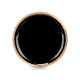 PLATO 25 CM MADERA MANGO NEGRO