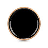 PIATTO 25CM LEGNO MANICO NERO