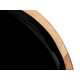 PIATTO 25CM LEGNO MANICO NERO