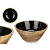 BOWL 24 CM WOOD HANDLE BLACK
