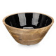 BOWL 24 CM WOOD HANDLE BLACK