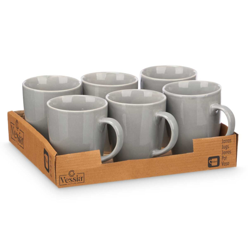 MUG JAR GREY 330 ML