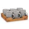 CANECA CINZENTA 330 ML