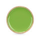 PIATTO 25 CM LEGNO MANICO VERDE