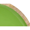PLATO 25 CM MADERA MANGO VERDE 