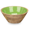 BOL 24 CM MADERA MANGO VERDE 