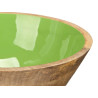 BOL 24 CM MADERA MANGO VERDE 