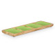BANDEJA RECTANGULAR 4 ESPACIOS MADERA MANGO VERDE