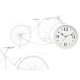 HORLOGE FORGE VÉLO GRAND BLANC