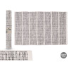 HANDMADE RUG 60X90CM GREY SQUARES