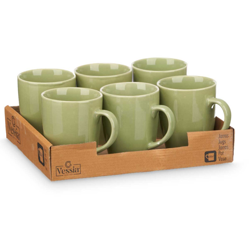 MUG JAR GREEN MINT 330 ML
