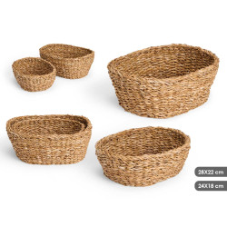 SET 2 CESTI OVALI 28X22CM