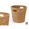 CONIC BASKET WITH HANDLES 35CM DIAM