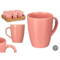 MUG JAR PINK 330 ML